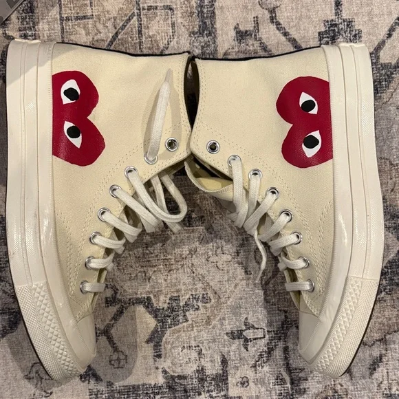 Converse x Comme des Garçons PLAY Chuck 70 High Top - Picture 8 of 10